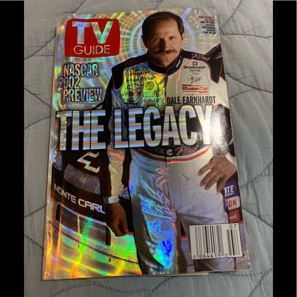 Dale Earnhardt Collectors Edition 2002 TV Guide